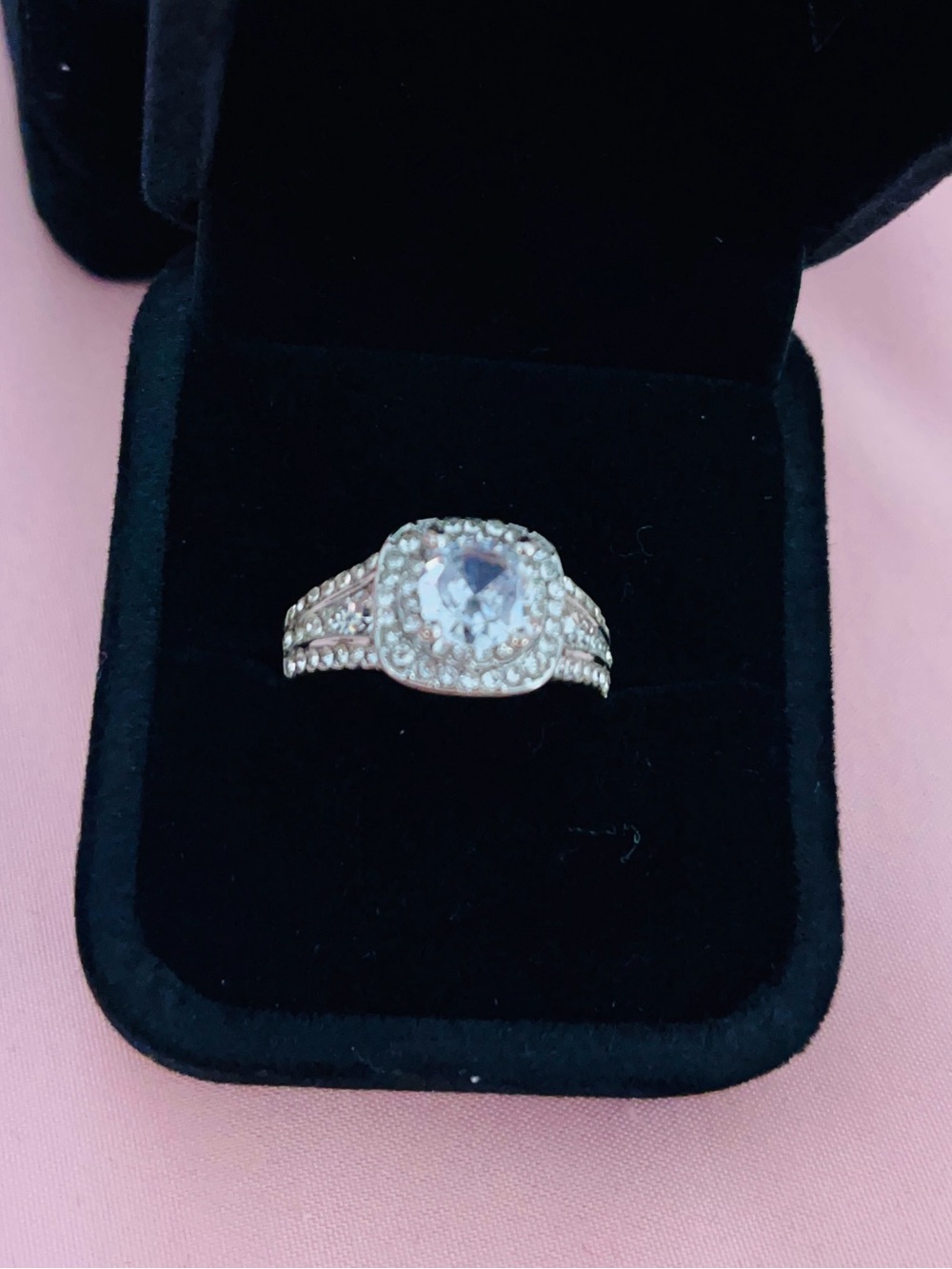 S925 & Moissenite Sterling Silver Ring